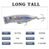 09b068608b7c0983fd6419a5086af2d1.webp New Popper Lure Bait 7cm94g Floating Water Wave Lure Bait Seawater Fishing Freshwater 1pc Random Color