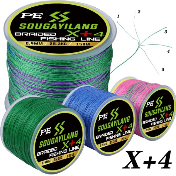 cn-11134207-7r98o-lkz1my4yk9su20.webp 4X PE Fishing Line 150M Braided Line Multifilament Line Floating Line Fishing Wired
