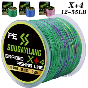4X PE Fishing Line 150M Braided Line Multifilament Line Floating Line Fishing Wired