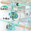 Full Set Spinning Fishing Rod Carbon Fiber 2 Section and Fishing Reel 10003000 Series