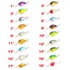 10cm 136g Lifelike Swimbait Bass Crankbait Fishing Lures Diving Wobblers Floating Laser Sea Artificial Bait with 3D Eyes for Freshwater Saltwater Fishing