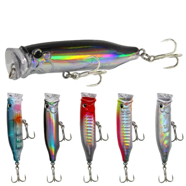 sg-11134201-7qvfg-lesdc0oh6xoof0.webp New Popper Lure Bait 7cm94g Floating Water Wave Lure Bait Seawater Fishing Freshwater 1pc Random Color