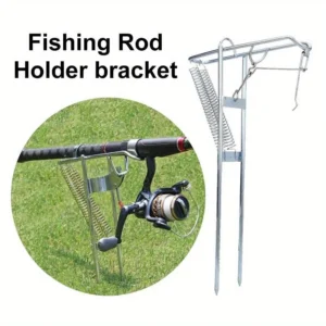 Aluminum Alloy Automatic Fishing Rod Stand Ideal For Fishing Enthusiasts And Outdoorsmen