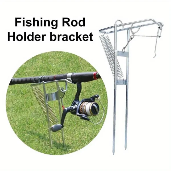 sg-11134201-7rd4a-m6tp3twv6ak239.webp Aluminum Alloy Automatic Fishing Rod Stand Ideal For Fishing Enthusiasts And Outdoorsmen