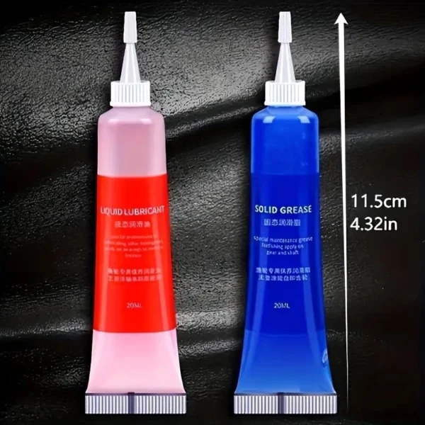 Fishing Reel Maintenance Kit 20ml Solid Grease  20ml Liquid Lubricant Oil Pancing Fishing Reel Protect