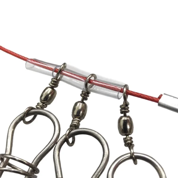 sg-11134201-7rd5k-m6tp28jz40bf3c.webp Heavy Duty Wire Rope Fish Lock Buckle Fishing Pancing Accessories Stainless Steel