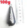100g5g Fishing Weights Sinkers 1pc Lead Pendants Weights Lead for Accurate Casting and Versatile Angling Essential Fishing Accessories